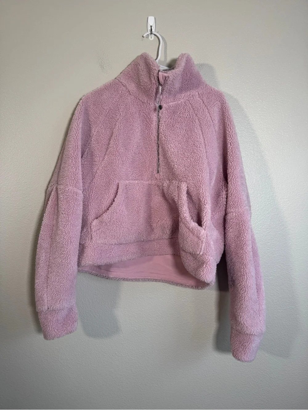 Lululemon Scuba Oversized Fleece Funnel Neck in Pink Peony - M/L